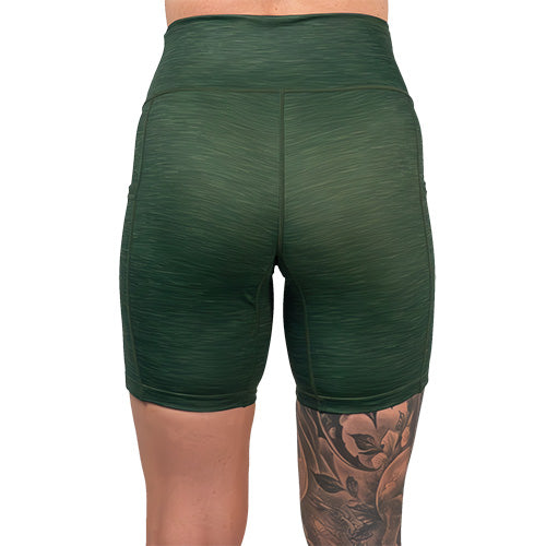 Men's Casual Heather Green Shorts - Comfortable & Stylish Summer Wear for Outdoor Activities, Gym, and Beach