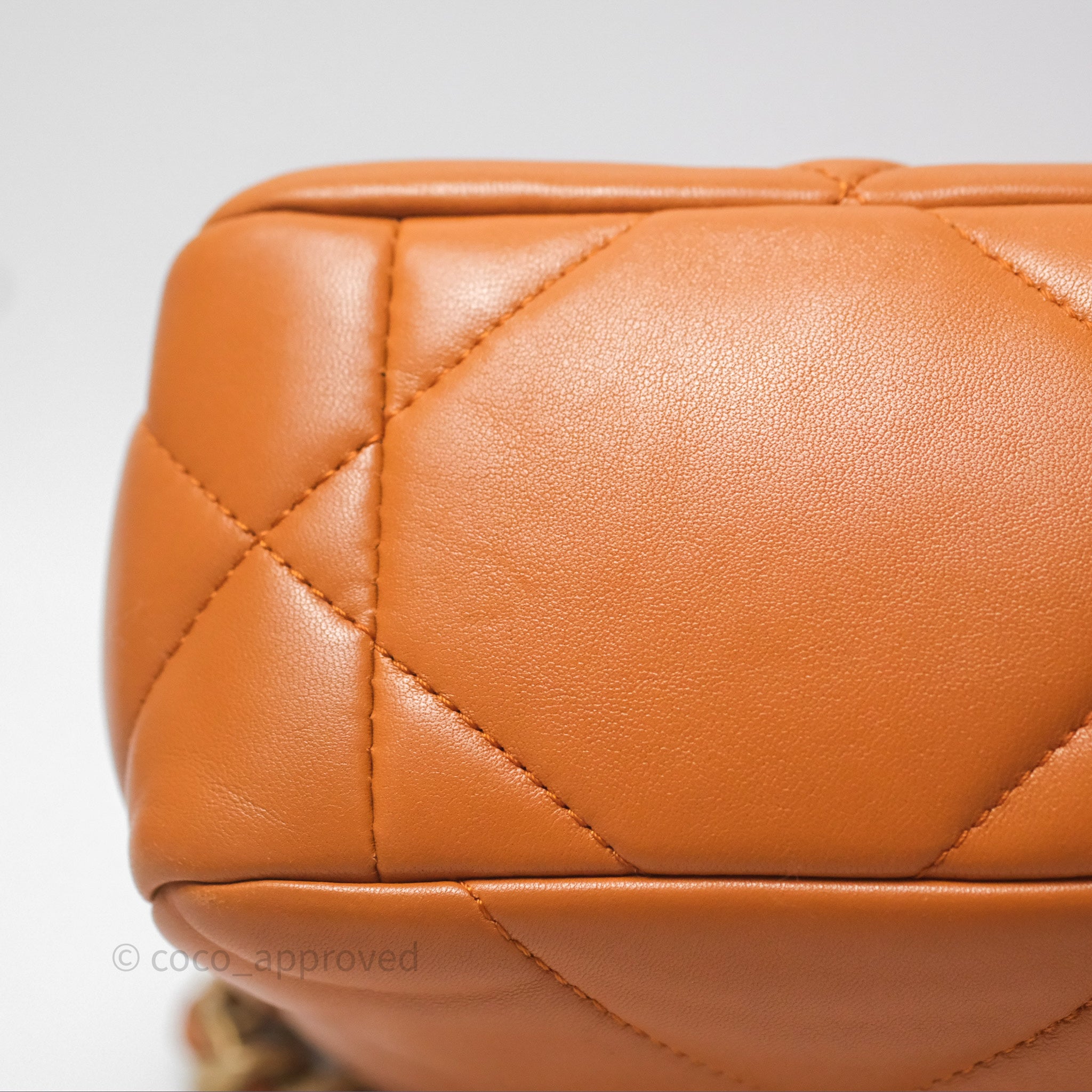 Chanel 19 Small Handbag in Caramel with Mixed Hardware - Luxury Designer Shoulder Bag for Women, Perfect for Date Nights & Special Occasions