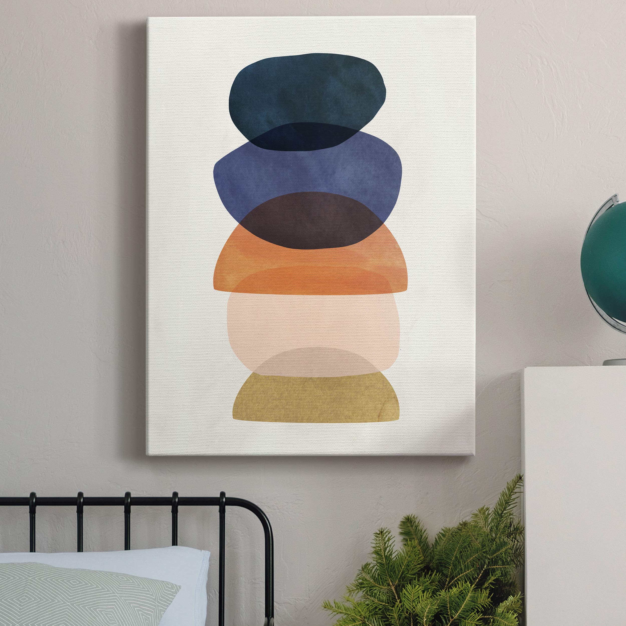 Mod Pods I' Gallery Wrapped Canvas Abstract Wall Art - Modern Home Decor for Living Room, Bedroom & Office - Ready to Hang