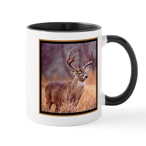 White/Black Inside - Wildlife Deer Buck Mug