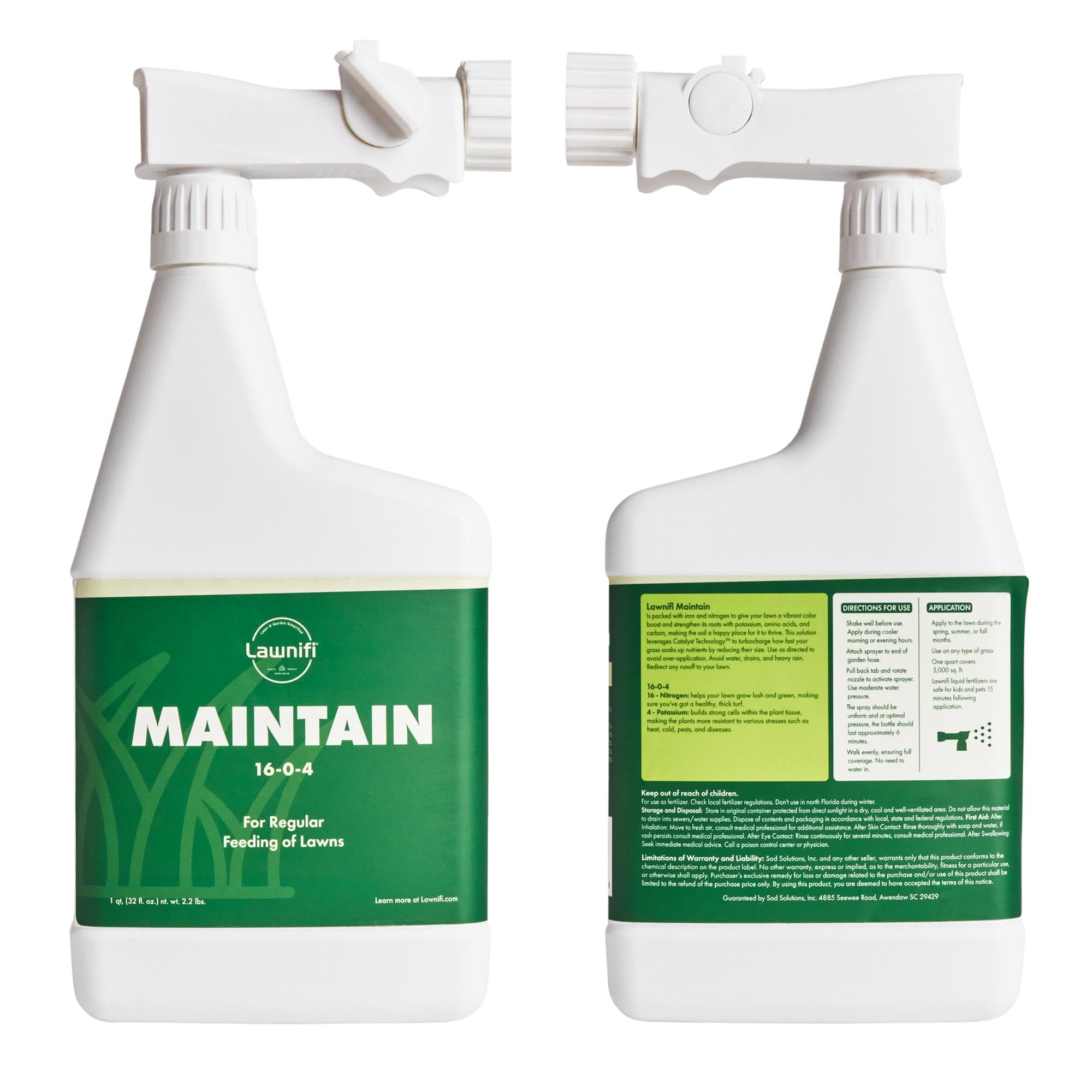 Lawnifi Fertilizer New Lawn Starter Box - 3 Bottles of Premium Liquid Lawn Food for Grass Growth | Ideal for Seeding, Sodding & Establishing New Lawns