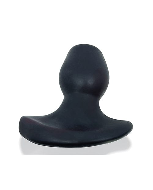 Oxballs Morphhole 1 Gaper Plug Small - Black Ice Silicone Anal Plug for Comfortable Stretching & Training | Perfect for Beginners & Advanced Users | Use for Solo Play, Couples & BDSM Scenes