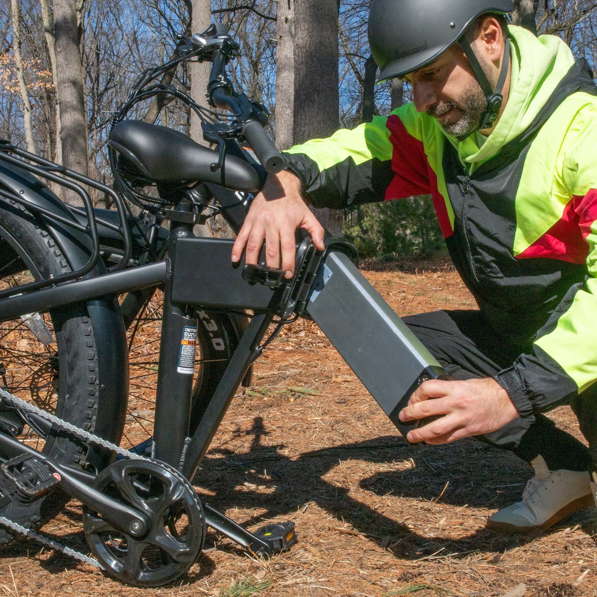 Premium Core Folding Electric Mountain Bike - 500W Motor, 20