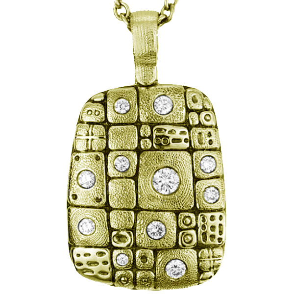 Alex Sepkus Pathway Pendant Necklace - 14K Gold Plated Elegant Jewelry for Women, Perfect for Weddings, Parties & Special Occasions