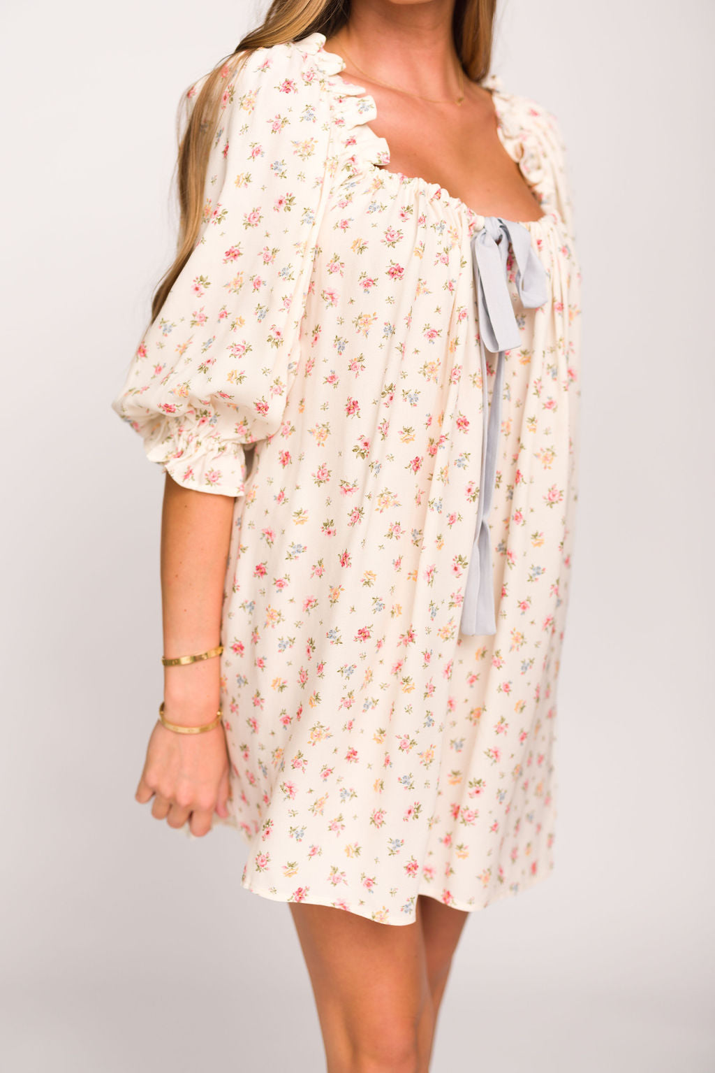 Darling Mini Dress in Country Bloom - Floral Print Summer Dress for Women, Perfect for Dates, Parties & Outdoor Events
