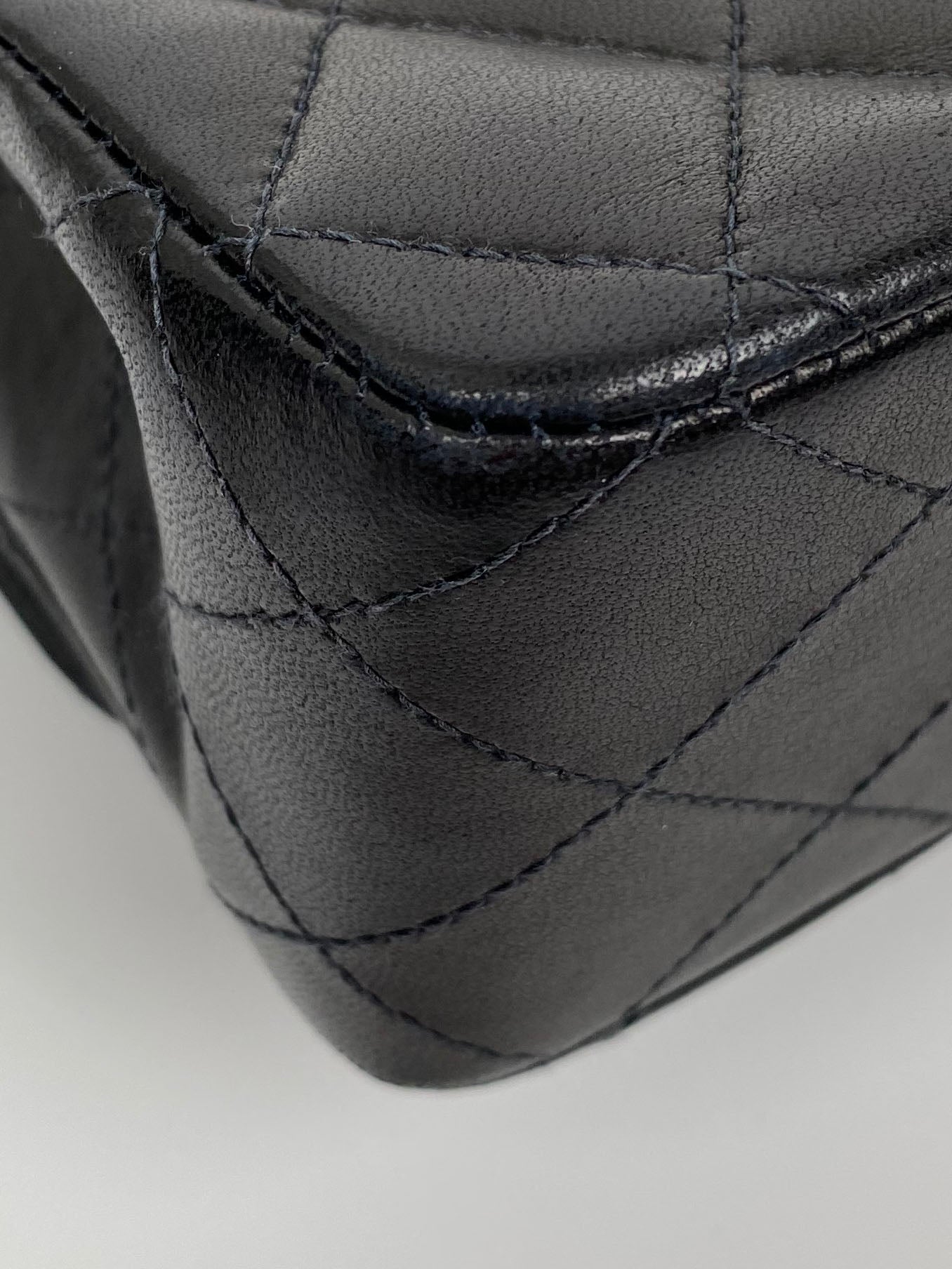 Chanel Medium Black Lambskin Classic Flap Bag - Luxury Designer Handbag for Women | Perfect for Evening Events, Date Nights & Special Occasions