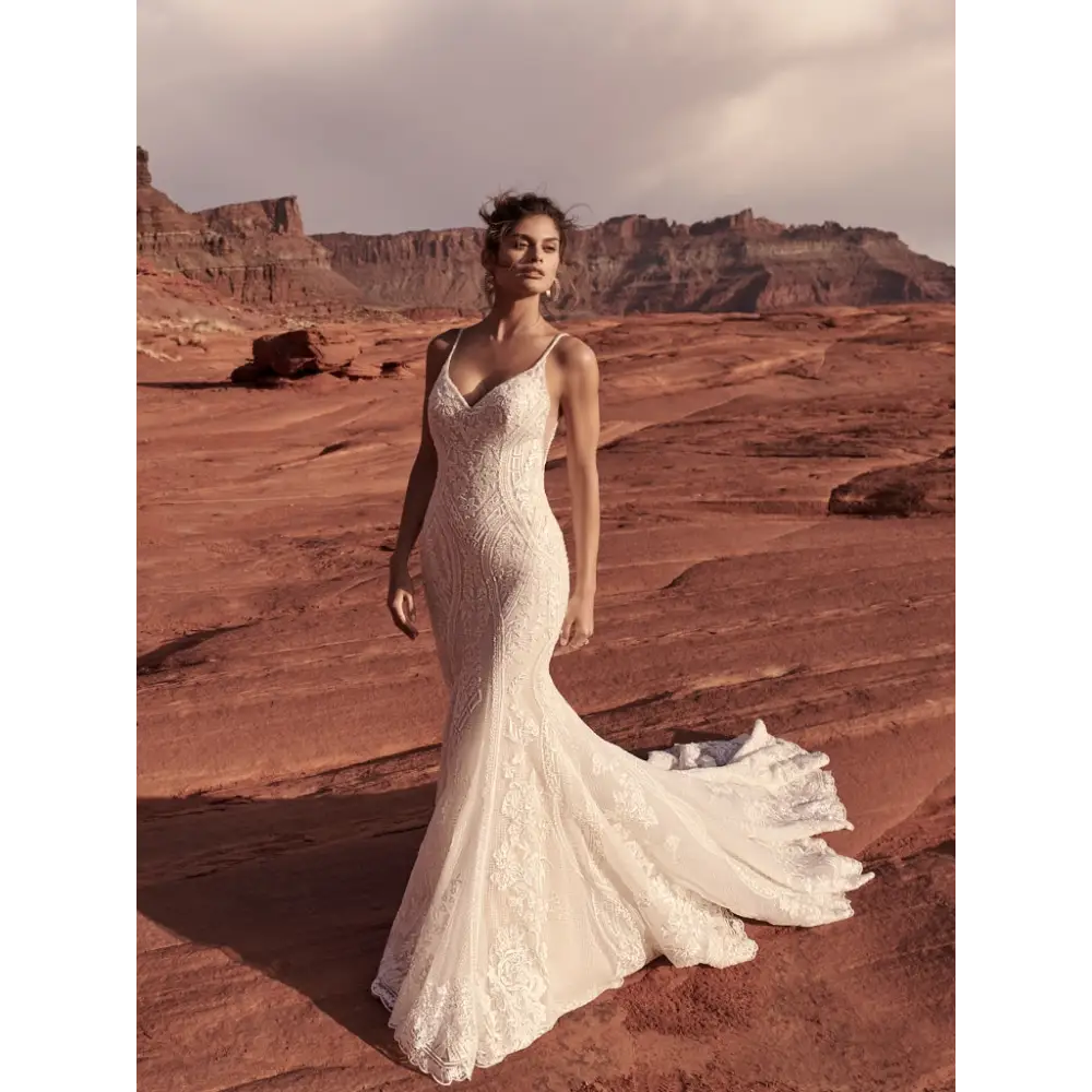 Bailey by Sottero and Midgley - Elegant Wedding Dress for Brides | Perfect for Church Ceremonies & Beach Weddings