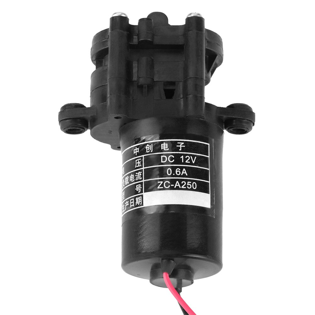 Hilitand 12V DC Mini Self-Priming Water Pump - Corrosion-Resistant Gear Pump for Cars, Boats, RVs | Portable Water Transfer Solution for Camping, Gardening & Marine Use