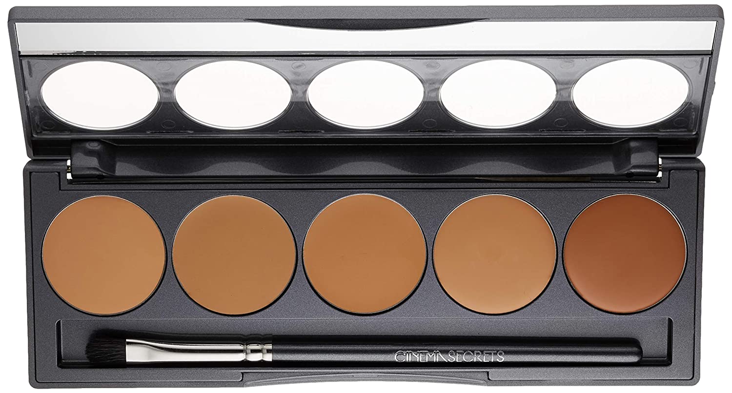 CINEMA SECRETS Pro Cosmetics Ultimate Foundation 5-In-1 Pro Palette - 300 Series | Professional Makeup Kit for Flawless Coverage | Perfect for Bridal, Photo Shoots & HD Camera Makeup
