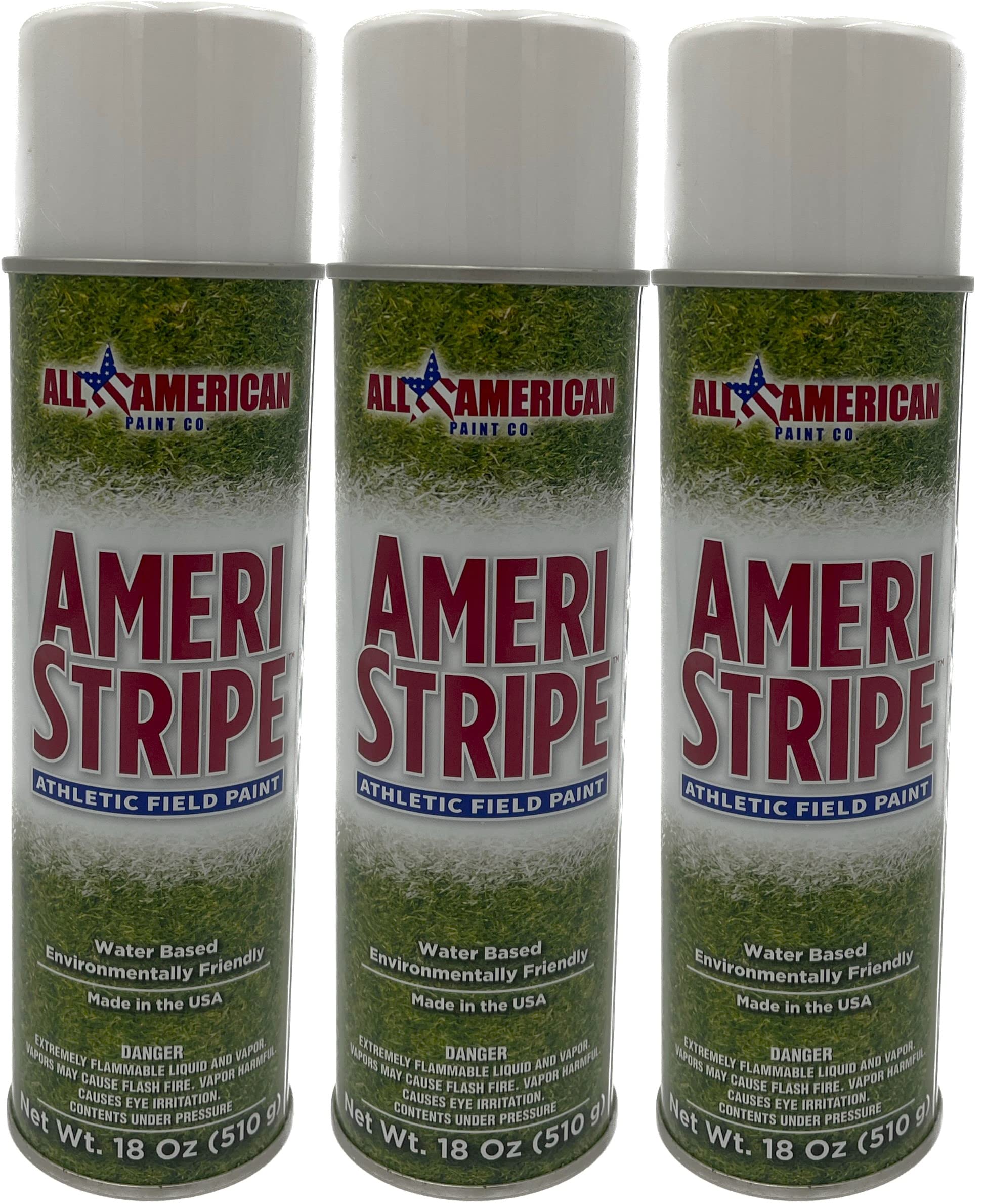 Premium White Athletic Field Paint - 3 Can Pack for Durable Field Marking | Perfect for Soccer, Football, Baseball & Track Events