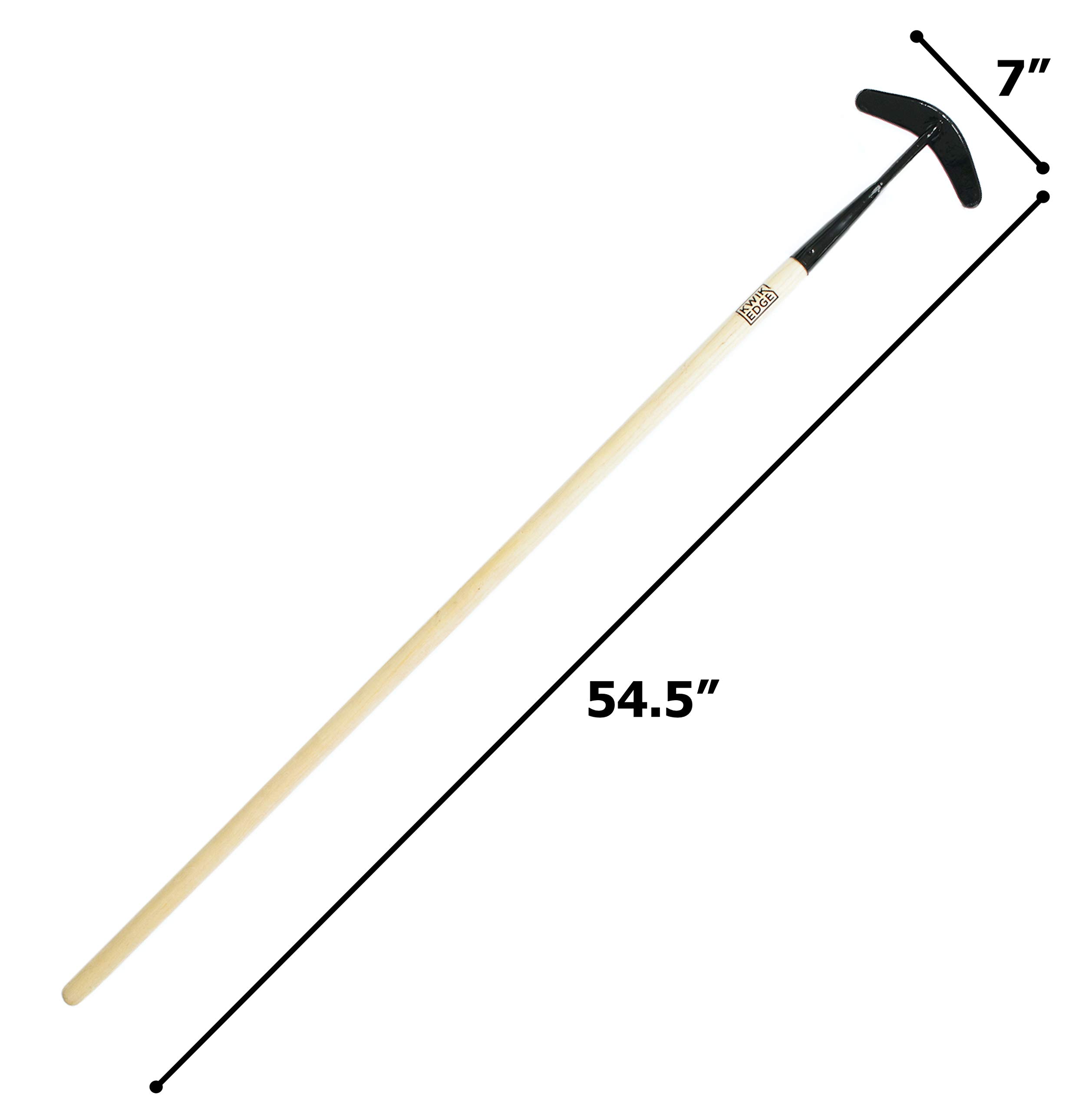 KWIK EDGE Garden Edger Tool - Heavy Duty Lawn Weeder & Soil Cultivator with Long Handle for Yard Work, Flower Bed Edging, and Landscape Maintenance | Perfect for Backyard Gardening, Landscaping Projects & Professional Lawn Care