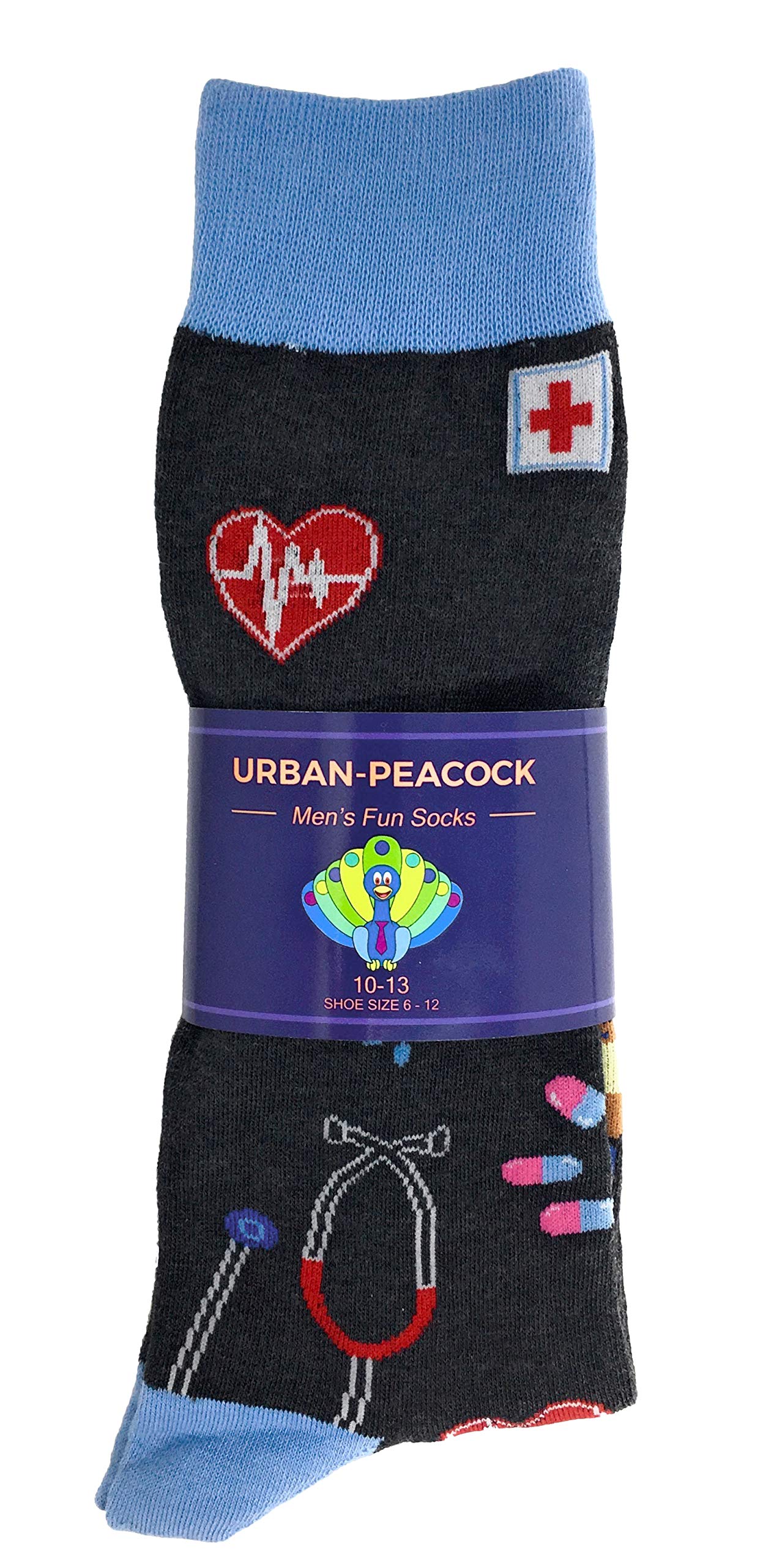 Fun Novelty Dress Socks for Men - Multiple Patterns & Multi-Pair Options - Perfect for Gifts, Parties & Casual Wear