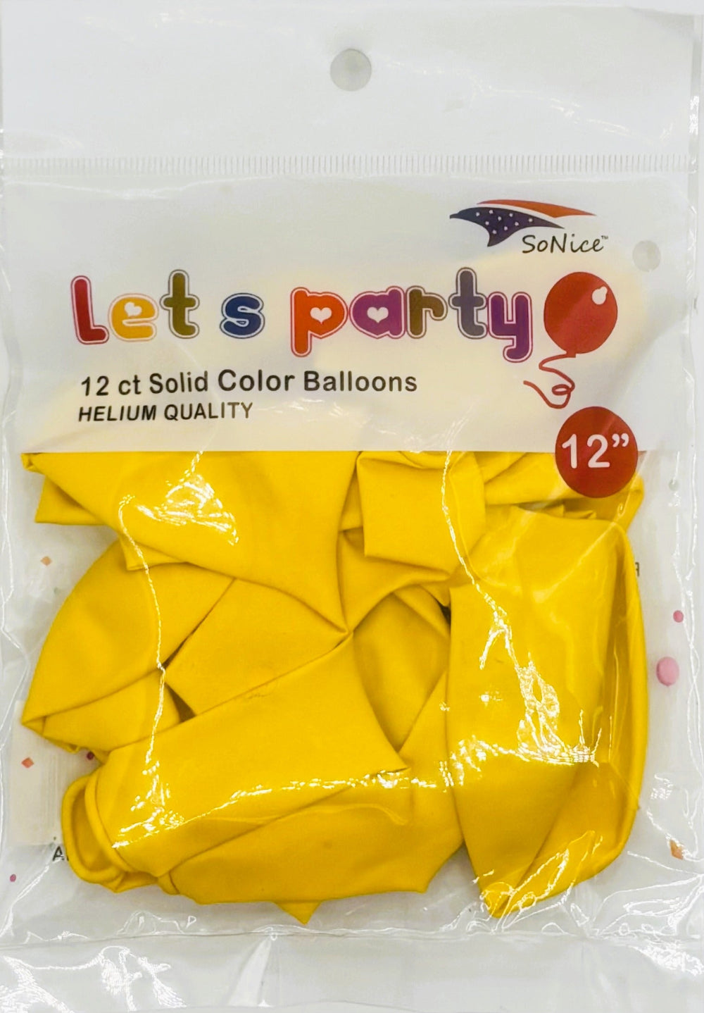 12ct Yellow Latex Balloons for Parties, Birthdays & Decorations | Bulk Pack of 12 Balloons | Perfect for Birthday Parties, Baby Showers & Wedding Decor