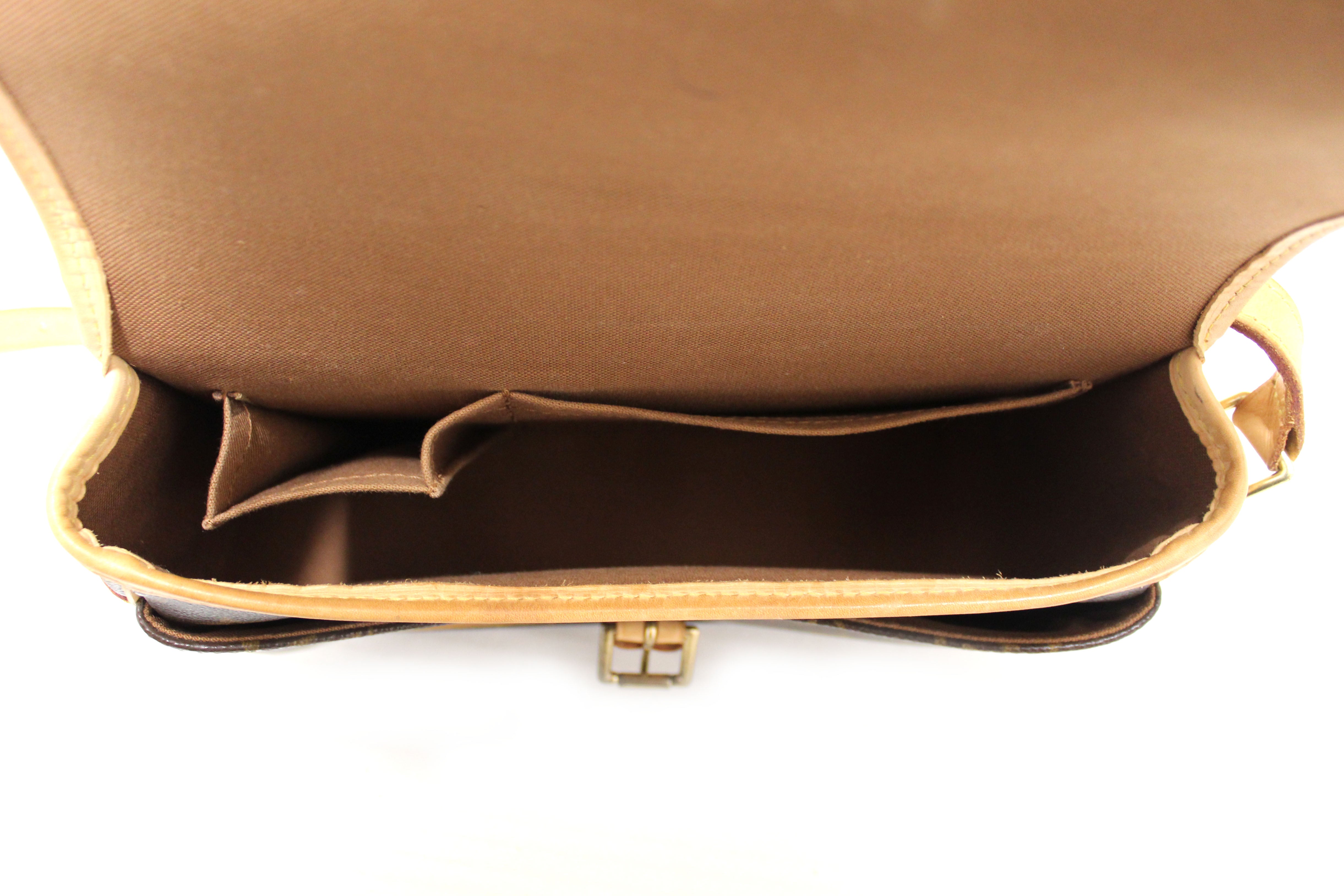Authentic Louis Vuitton Classic Monogram Sologne Messenger Bag for Men - Genuine Leather Crossbody Shoulder Bag - Perfect for Work, Travel & Everyday Use