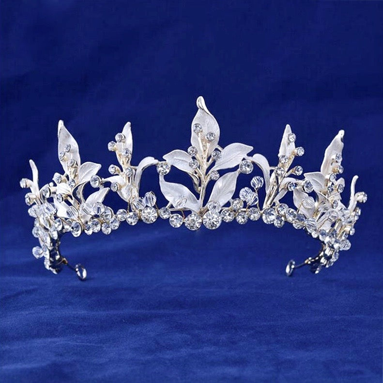 Kariyah Gold Bridal 3 Piece Jewelry Set With Tiara - Elegant Wedding Jewelry for Brides, Bridesmaids & Special Occasions
