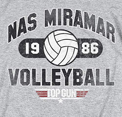 Top Gun Slim Fit T-Shirt - Premium Volleyball Heather Tee for Men - Comfortable Athletic Shirt for Sports, Gym & Casual Wear