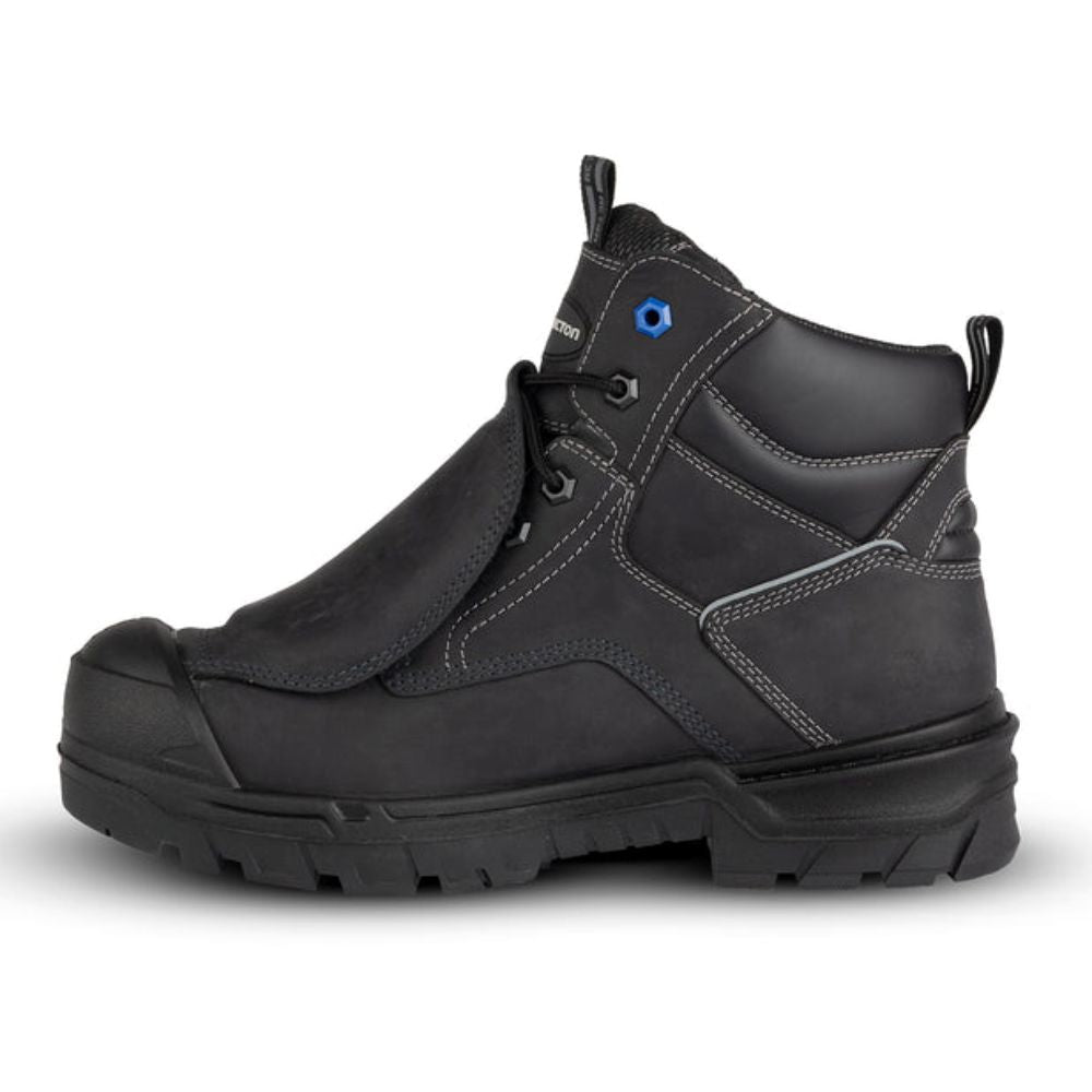 Acton G3G Unisex Composite Toe Work Boots - MET Guard Safety Shoes 9211B (Size 11) - Black - Durable & Comfortable for Construction, Warehouse & Industrial Work