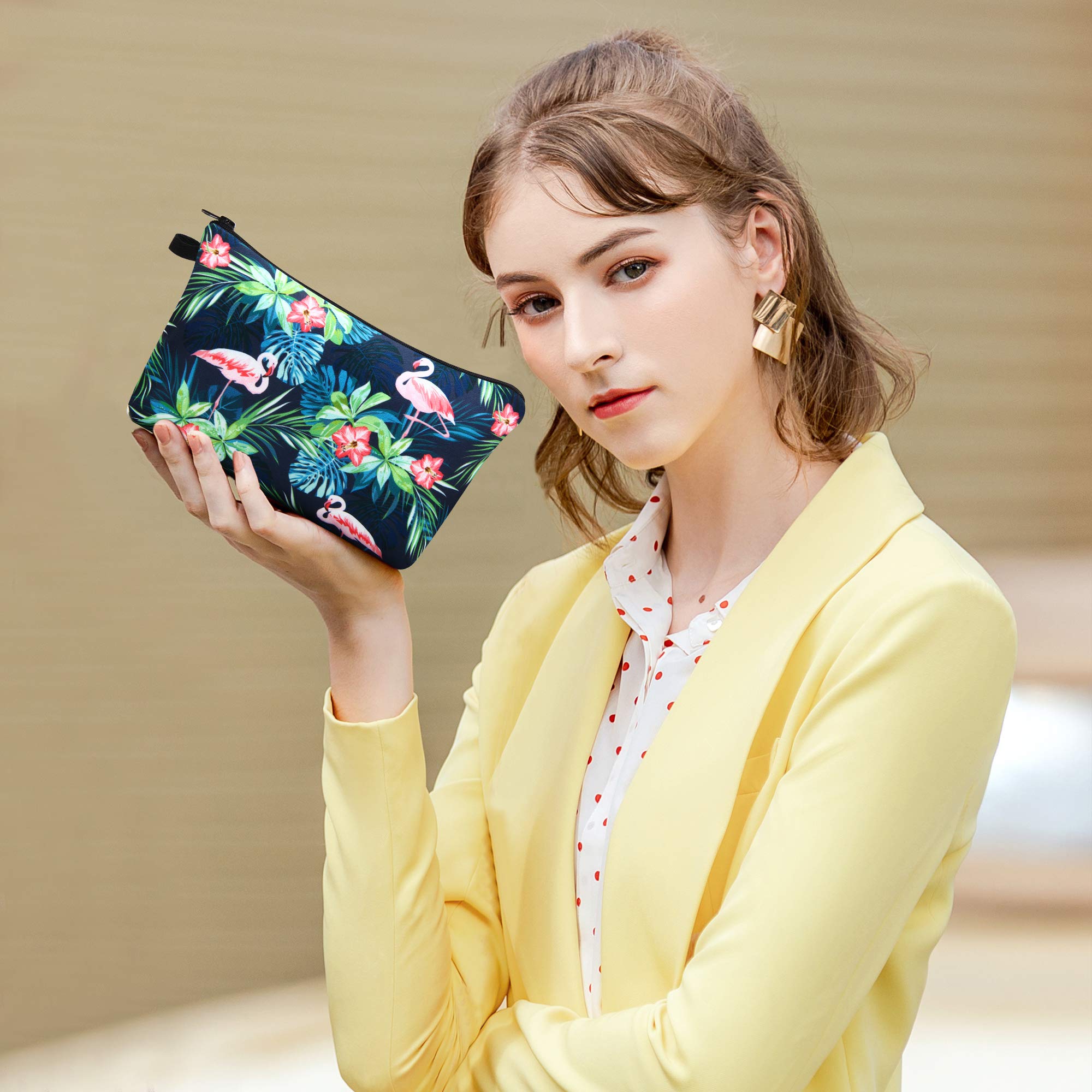 Waterproof Travel Makeup Bag for Women - Portable Cosmetic Pouch & Toiletry Organizer | Perfect for Purse, Gym, Vacation & Daily Essentials Storage