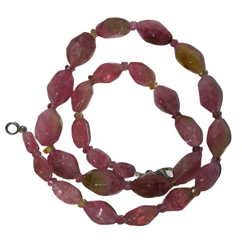Natural Rubellite Tourmaline Necklace for Women – Handmade Gemstone Jewelry for Elegant Occasions & Everyday Wear