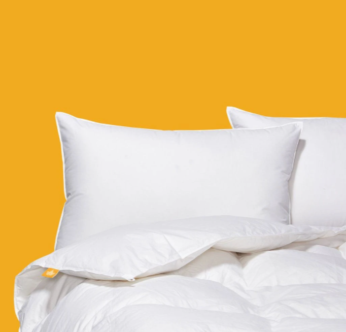 Premium White Goose Down Duvet - 650 Fill Power All-Season Comforter for Bedroom - Soft & Hypoallergenic Luxury Bedding for Hotels, Guest Rooms & Master Suites