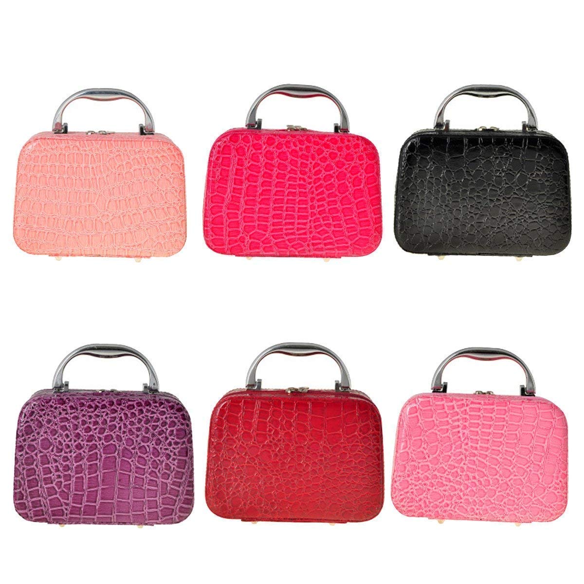 GION Travel Makeup Bag Organizer - Waterproof Cosmetic Case with Zipper for Women, Multicolor (1 Pack) | Perfect for Travel, Gym & Daily Makeup Storage
