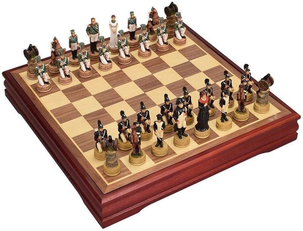 Premium Wooden Chess Set - Luxury Handcrafted Chess Board Game with Gift Box | Classic Retro Chess Pieces for Adults & Kids | Portable Travel Chess Set for Home, Office, Family Game Night & Parent-Child Bonding