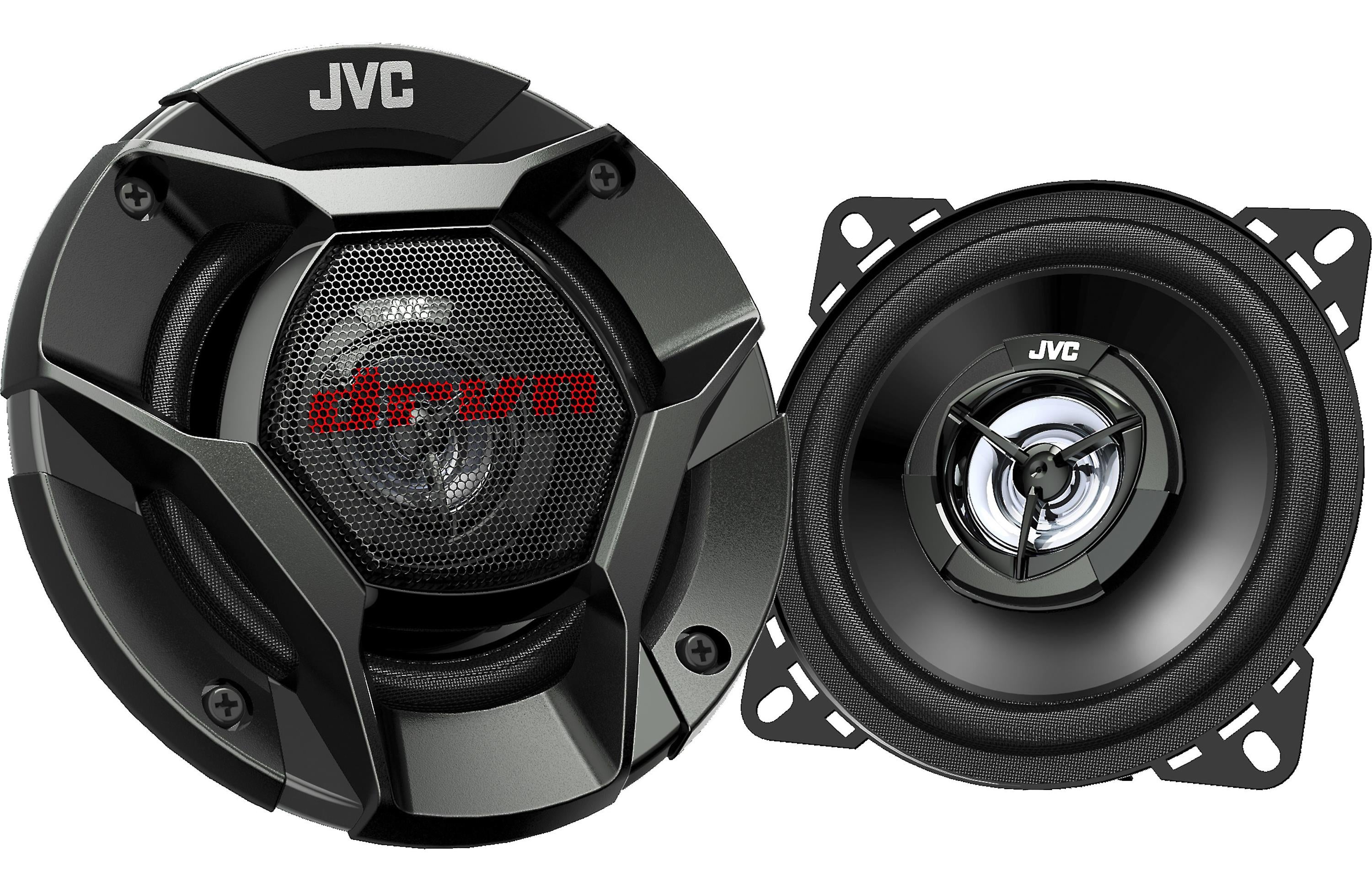 JVC CS-DR420 2-Way Coaxial Car Speakers - High Power 360W, Clear Bass & Crisp Sound for Cars, Trucks, SUVs | Perfect for Upgrading Factory Audio System & Road Trips