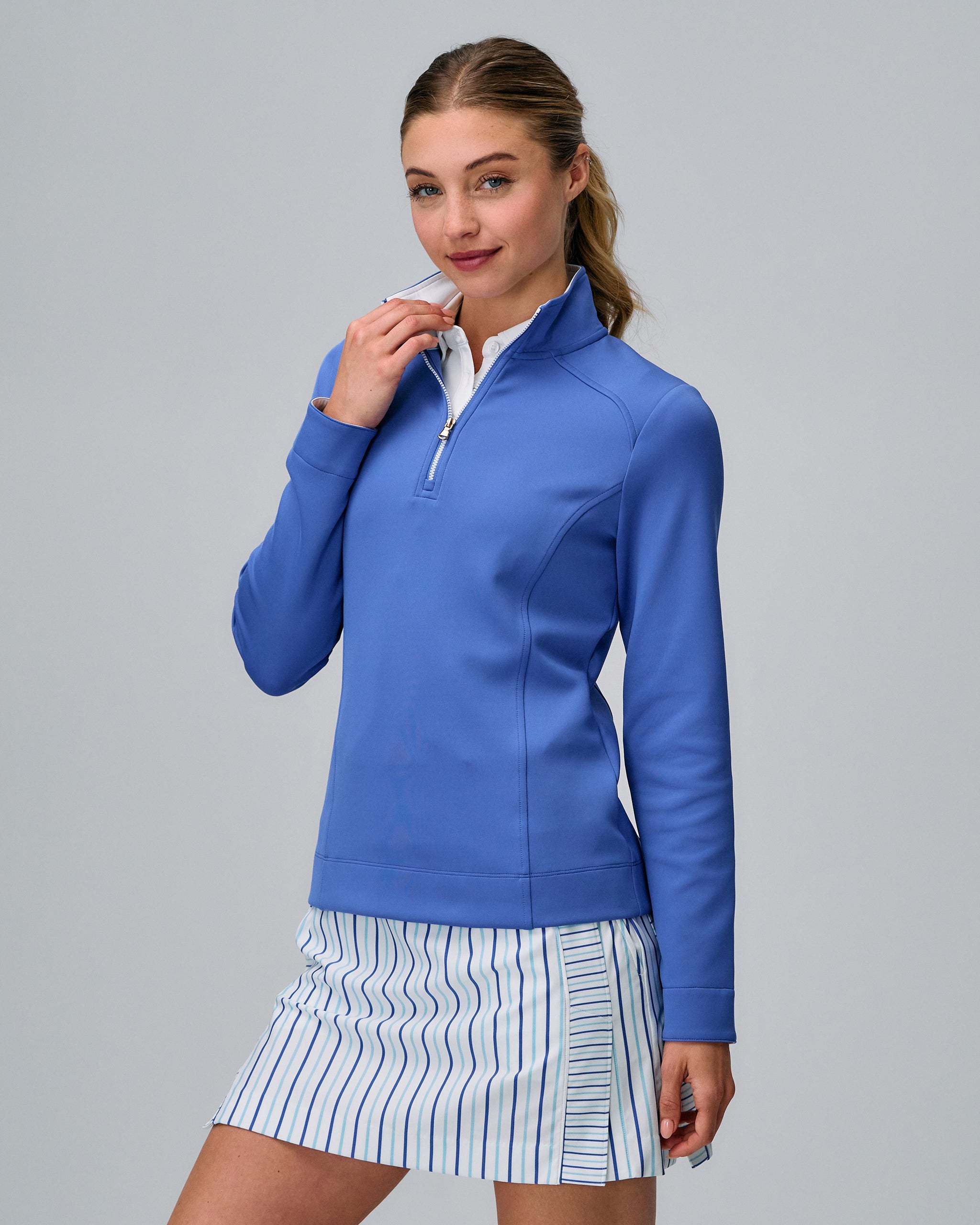 Wells Men's Quarter Zip Fleece Pullover - Lightweight & Comfortable for Outdoor Activities, Hiking, and Casual Wear