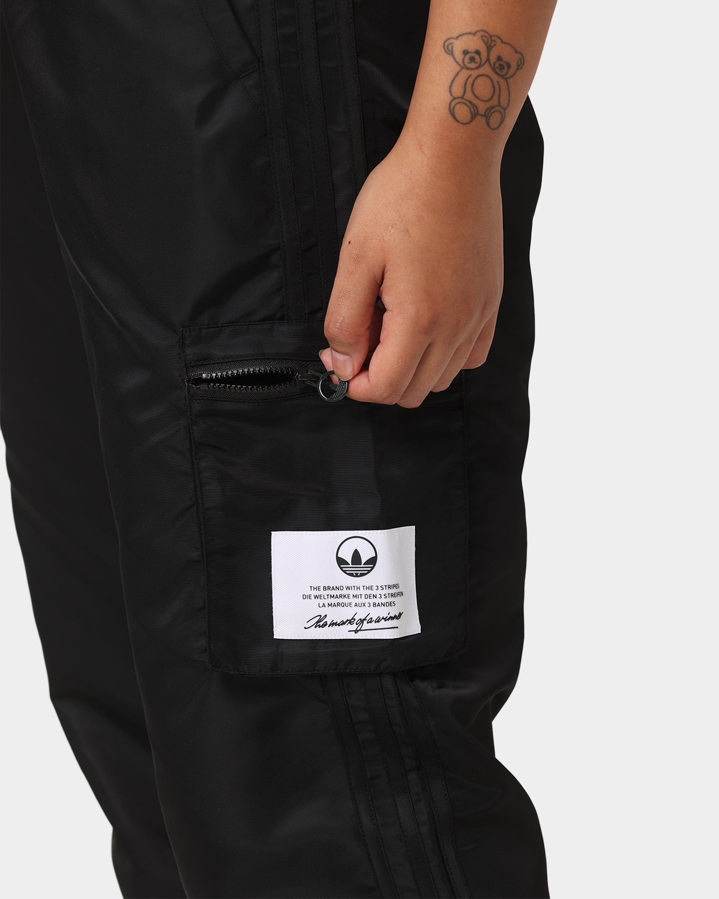 Adidas Women's Cargo Pants - Black Athletic Workout Joggers for Running, Gym & Casual Wear