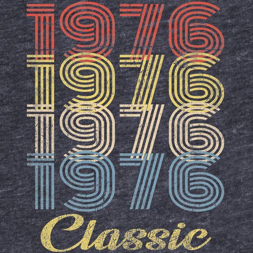 1976 Vintage 49th Birthday Shirt for Men - Classic Retro Gift Idea - Perfect for 49th Birthday Parties & Celebrations