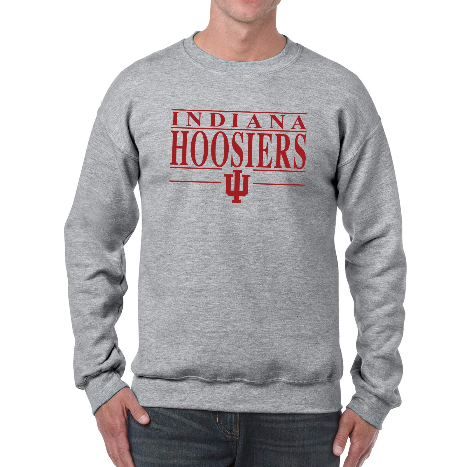UGP Campus Apparel NCAA Headline Sweatshirt | Team Color Crewneck Pullover | College & University Spirit Wear | Perfect for Game Day & Campus Life