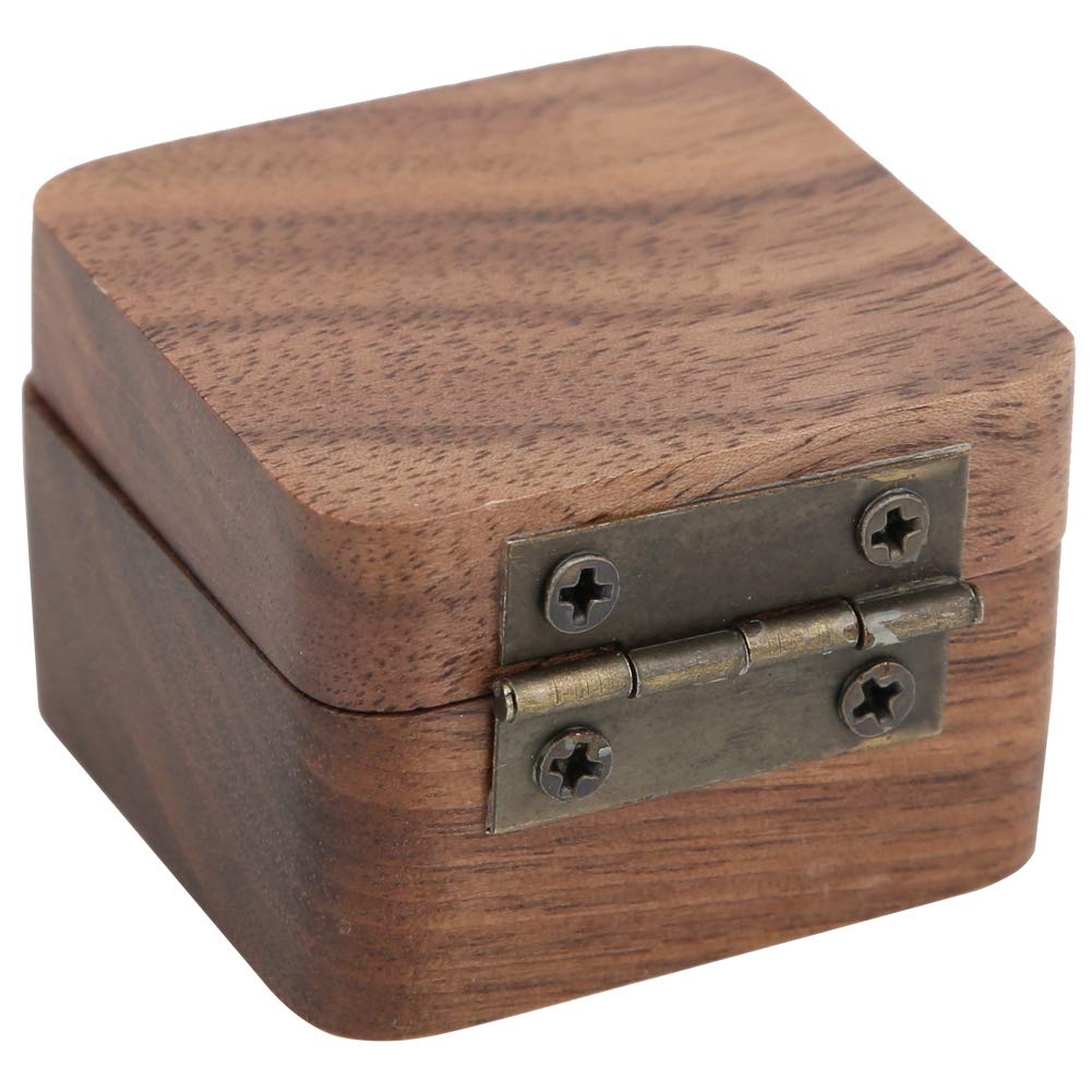 Premium Acacia Wood Guitar Pick Case - Durable Plectrum Storage Box for Guitar Accessories | Perfect for Musicians, Collectors & Travel Use