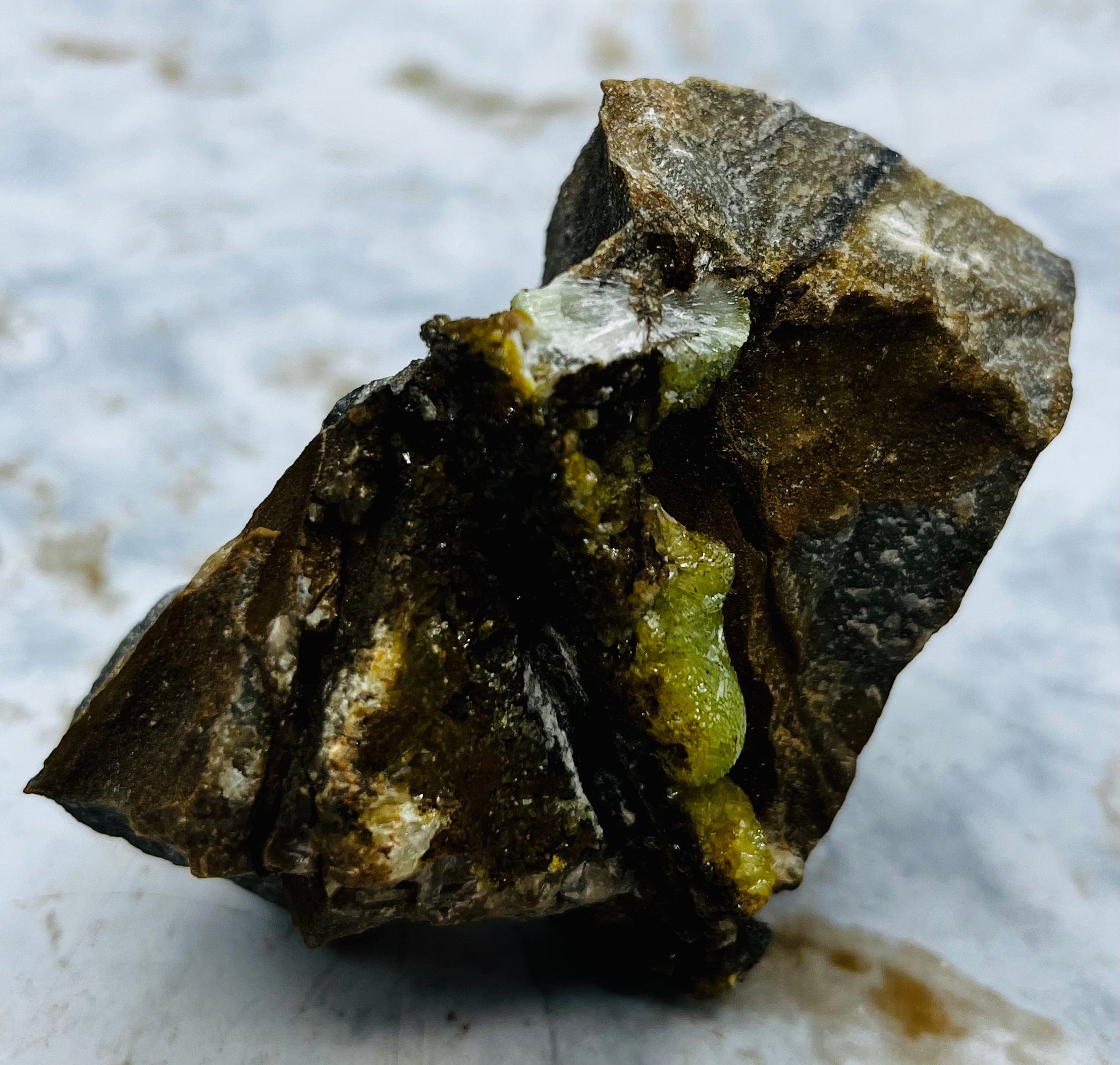 Natural Adamite Mineral Specimen - Rare Collectible Crystal for Rockhounds & Geology Enthusiasts | Perfect for Display Cases, Meditation Spaces & Mineral Collections