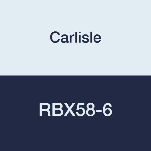 Carlisle RBX58-6 Rubber Gold Ribbon Cog-Band Belts - 6 Pack, 21/32