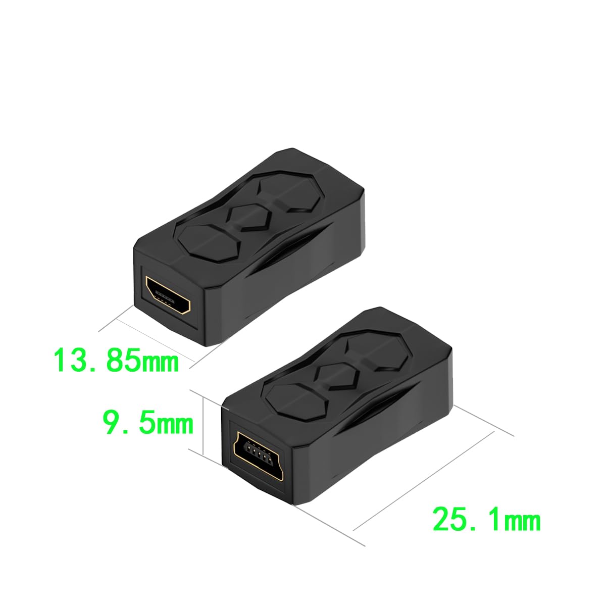 USB C to Micro USB Adapter (7 Pack) - Type C Female to Micro USB Male Converter - USB C Extender & Mini USB Connector - Perfect for Smartphones, Tablets, Chargers & Power Banks