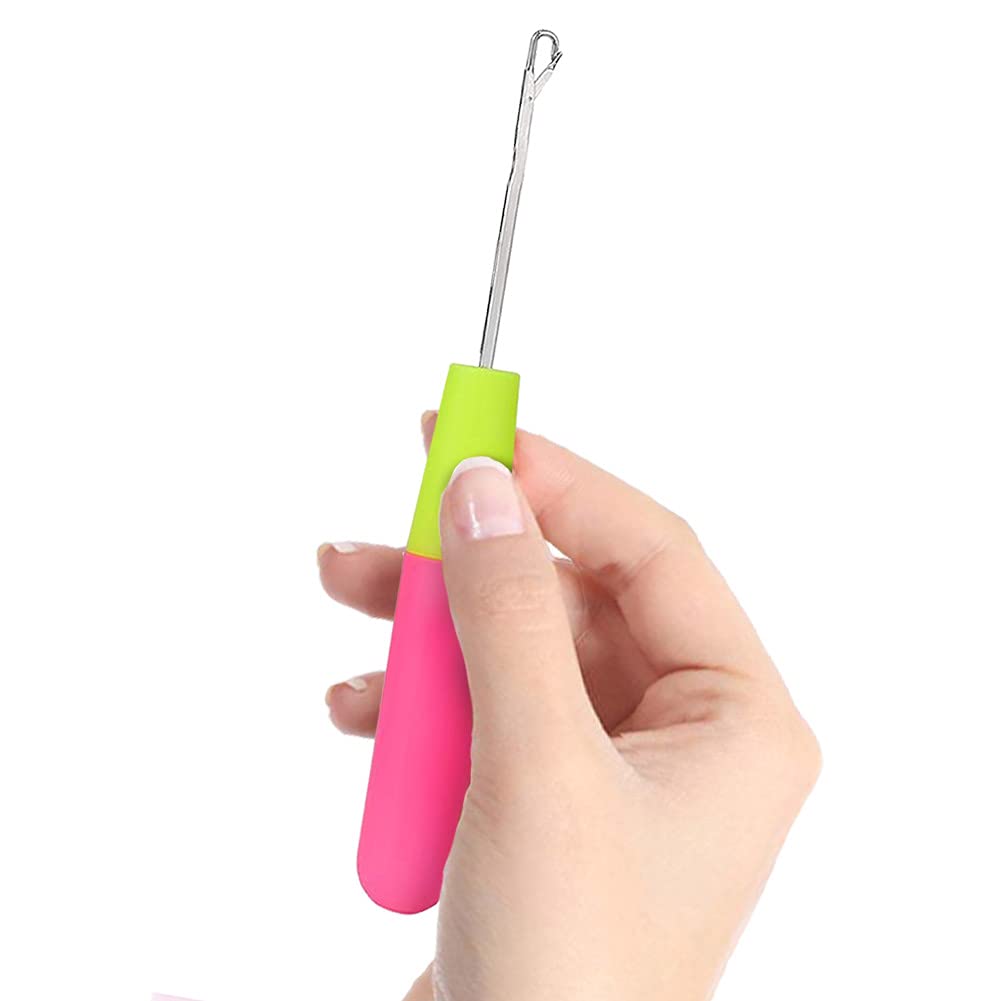 Latch Hook Crochet Needle Kit for DIY Yarn Projects - Perfect for Rug Making, Wall Hangings & Home Decor Crafts