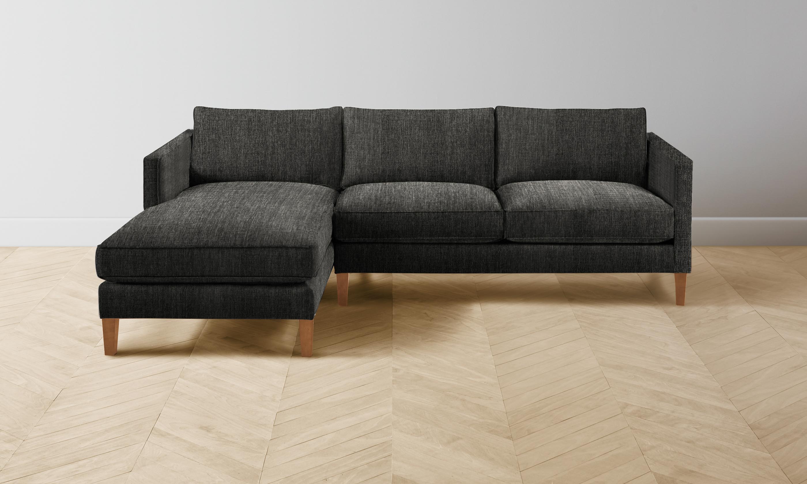 Crosby Sectional Sofa - Performance Tweed Upholstery, Modern Comfort for Living Room & Family Room - Perfect for Relaxing & Entertaining