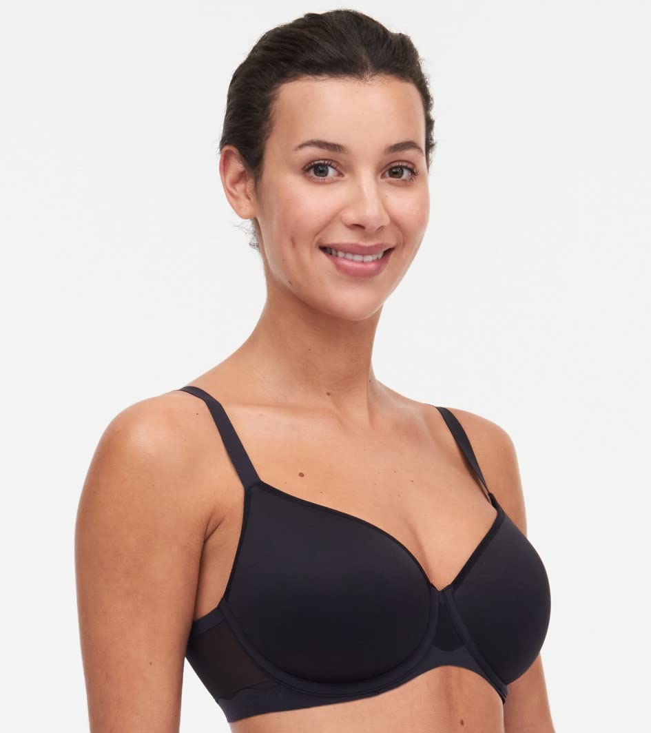 Chantelle Women's Pure Light 3/4 Spacer Bra - Comfortable Wireless T-Shirt Bra with Smoothing Cups | Perfect for Everyday Wear, Work & Casual Outfits