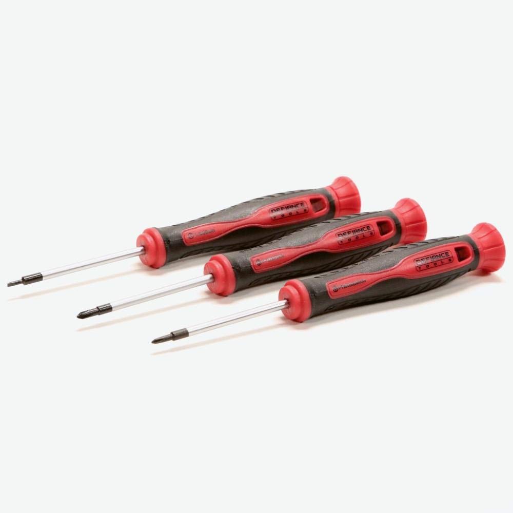 Precision Magnetic Screwdriver Set - 10-Piece Electronics Repair Tool Kit for iPhone, Samsung Galaxy, iPad, MacBook, Xbox & PlayStation - Perfect for Smartphone, Tablet & Laptop Repairs (Black/Red)