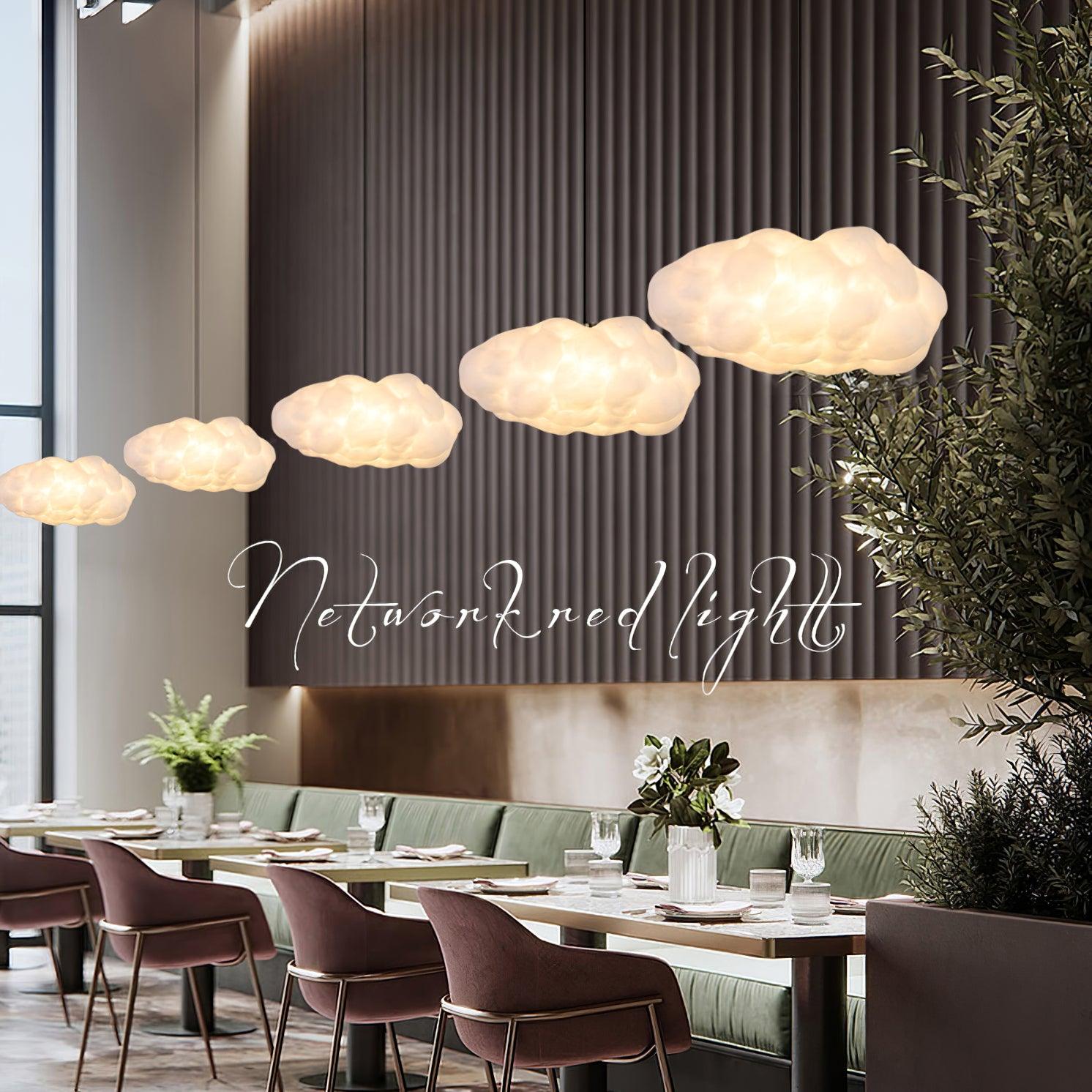 Modern Cloudy Glass Pendant Light - Elegant Hanging Ceiling Lamp for Kitchen, Dining Room & Bedroom - Perfect for Home Decor & Interior Lighting