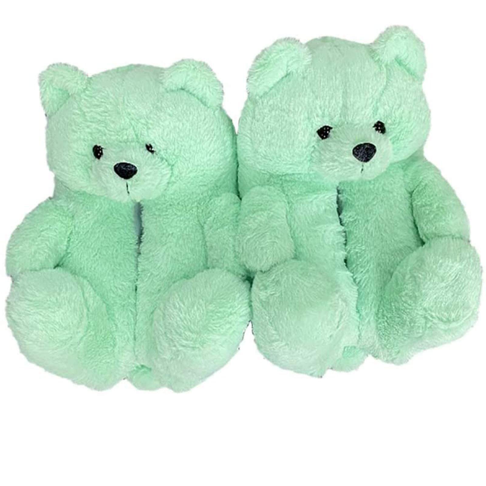Teddy Bear Slippers - Cozy Plush Animal House Shoes for Women & Men | Ultra Soft Winter Warm Slippers with Non-Slip Sole | Perfect for Indoor Comfort, Lounge Wear & Gift Giving