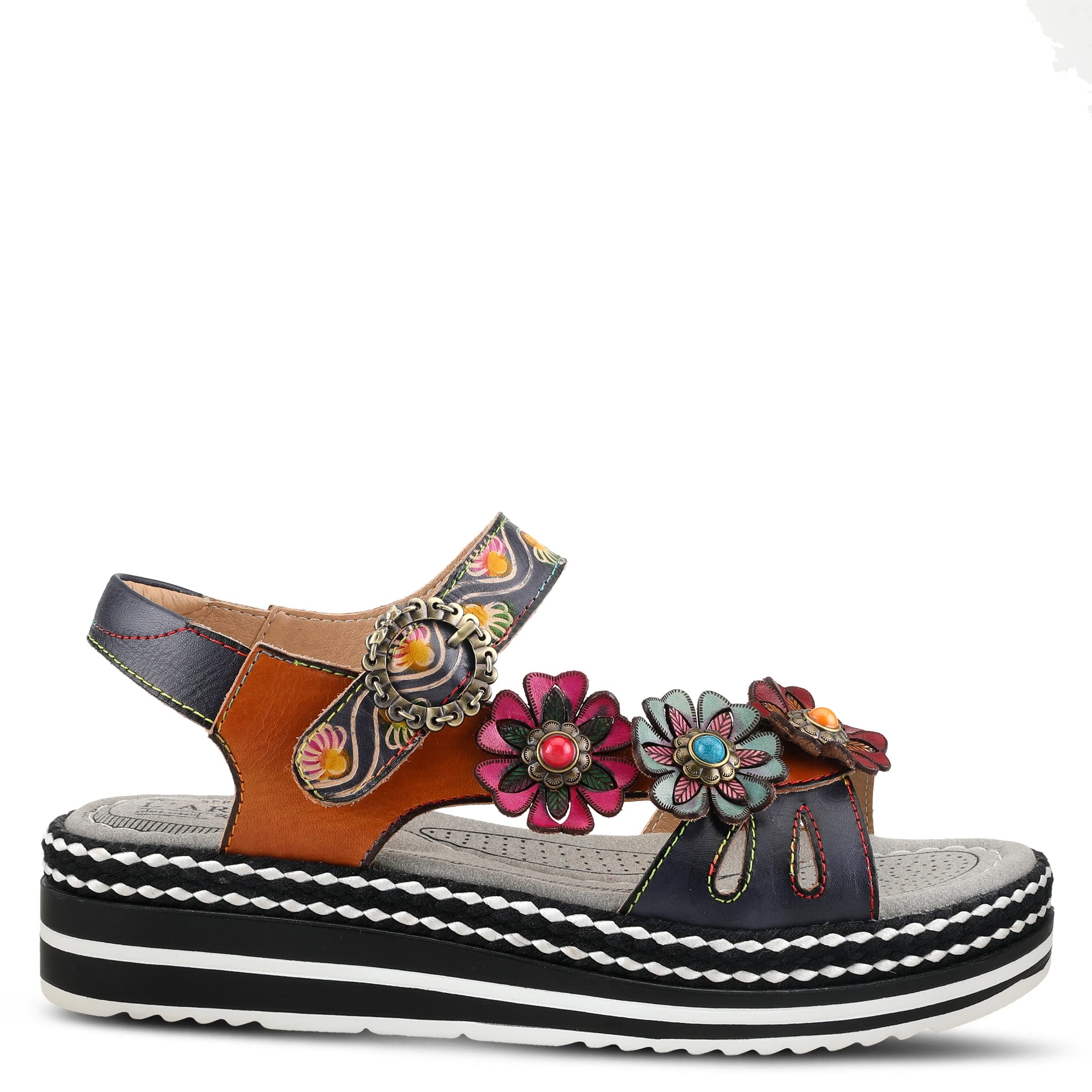 Spring Step L'Artiste Women's Laga Comfort Slide Sandals - Breathable & Lightweight for Beach, Pool, and Summer Outfits