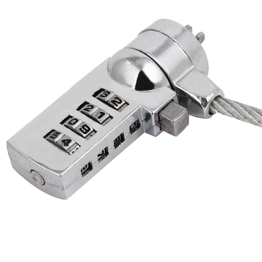 4-Digit Alloy Computer Combination Lock Cable - Secure Laptop Accessories for Office, Home & Travel