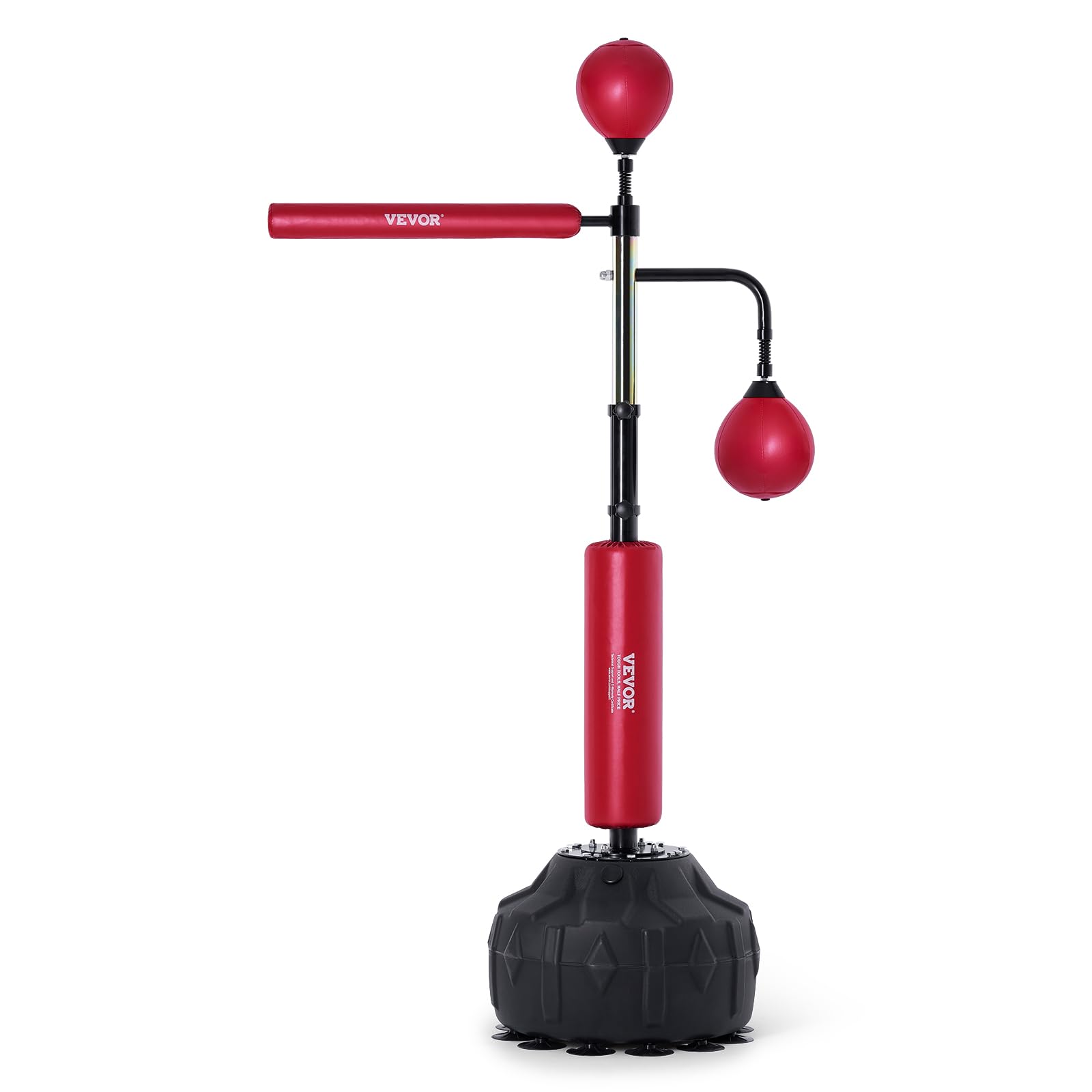 VEVOR Adjustable Free Standing Punching Bag with Stand & Boxing Gloves - Speed Reflex Trainer for Teens & Adults - Home Gym Workout Equipment for Boxing Training, Cardio & Fitness - Perfect for Basement, Garage or Backyard Training