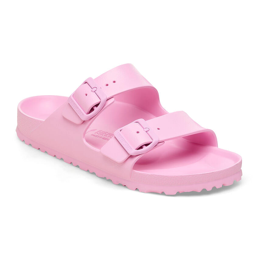 Birkenstock Women's Arizona EVA Essentials Sandal - Comfortable Lightweight Slip-On Sandals for Women in Fondant Pink | Perfect for Beach, Pool, and Summer Outdoor Activities