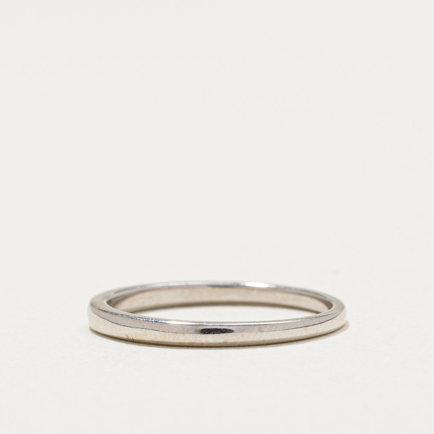 18K White Gold Wedding Band for Women - 2.00mm Thin Comfort Fit Ring - Size 6 - Perfect for Engagement, Anniversary & Bridal Jewelry Gifts