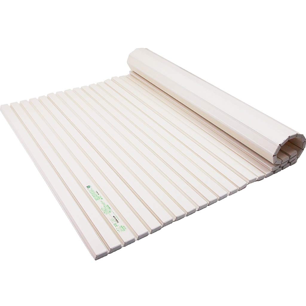 Folding Bathtub Cover - Anti-Dust, Insulating PVC Bath Tub Cover Board - White (150x80cm) - Keep Bath Clean & Warm for Home, Hotel, Spa