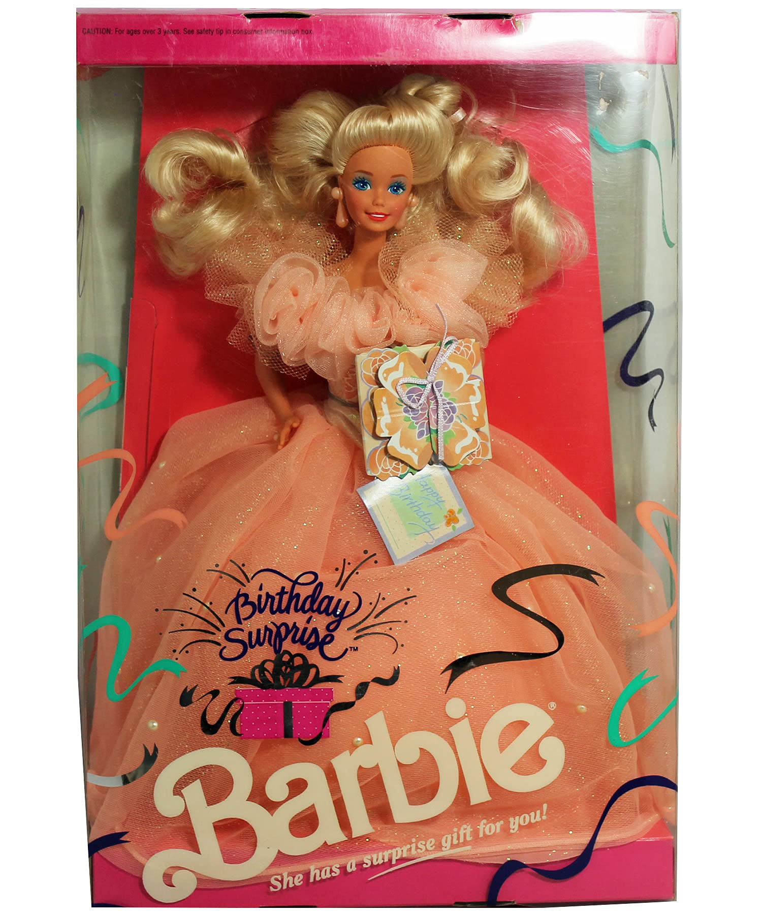 1991 Birthday Surprise Barbie Doll with Exclusive Gift - Perfect for Collectors, Birthday Parties & Nostalgic Gifts