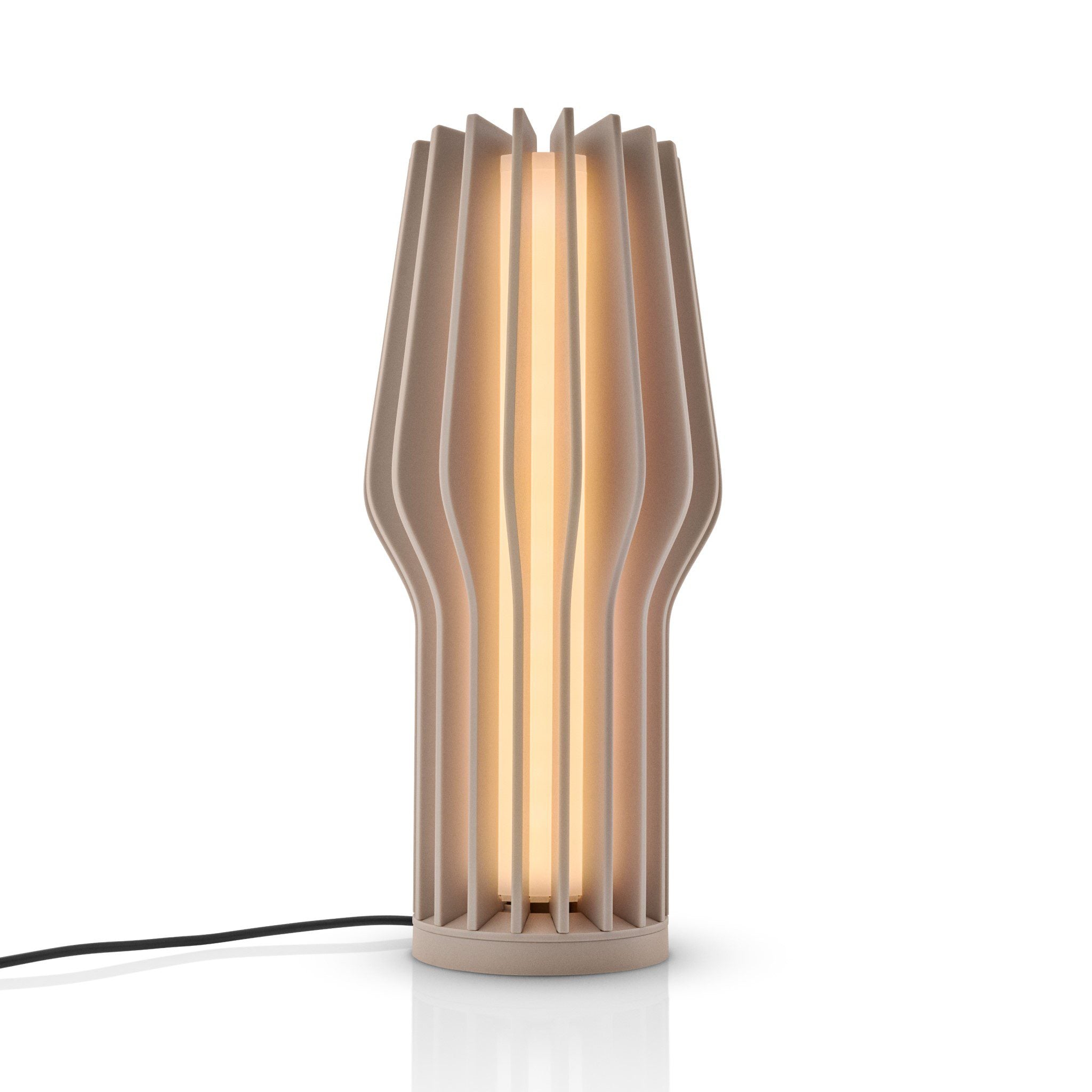 EVA SOLO Radiant Rechargeable Table Lamp - Beige LED Night Light for Bedroom, Living Room & Office | Dimmable, Portable & USB Charging