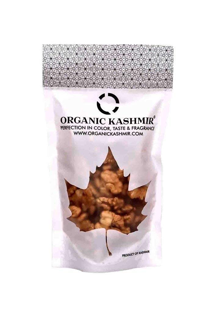 Premium Organic Kashmiri Almonds (Badam) 250g & Walnuts 200g - Natural Dry Fruits Snack Pack for Healthy Eating, Baking & Gift Giving
